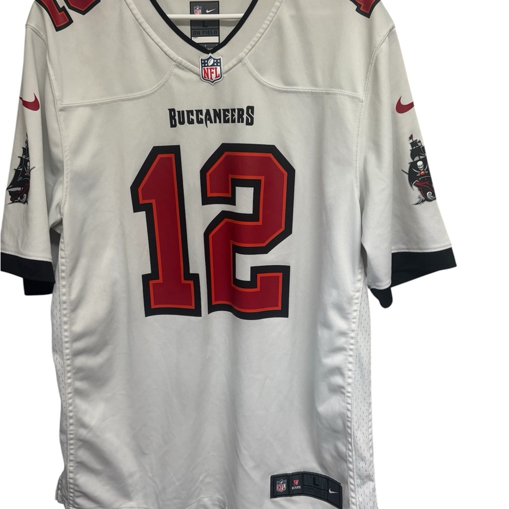 NFL White and Red Men's Jersey